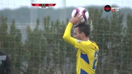 Лудогорец - Фастав Злин 0:1 /първо полувреме/