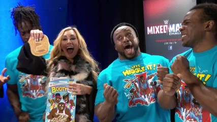 Carmella finds her WWE Mixed Match Challenge New Day partner in a box of Booty-O's