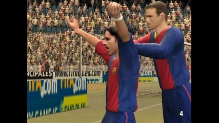 Fifa 07 - Fcb Vs Acm (първа част)