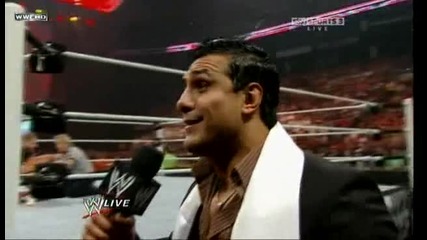 Wwe 900th Ep. of Raw Jack Swagger vs Evan Bourne