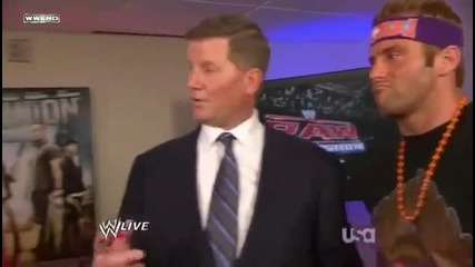 Wwe Raw 05 12 2011 - John Cena Zack Ryder and John Laurinaitis [backstage - Segment]