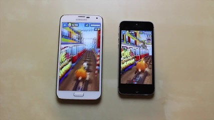 Тестване на - Galaxy S5 vs iphone 5s