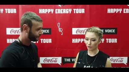 Coca cola the voice happy energy tour 2017 Sofia