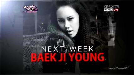 (hd) Baek Ji Young - Voice - Next week ~ Music Bank (11.05.2012)