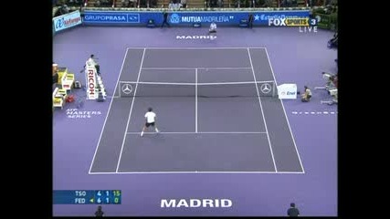Atp Ms Madrid 2008 : Федерер - Цонга