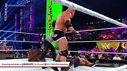 Goldberg drops Bobby Lashley with a mighty Jackhammer: WWE Crown Jewel 2021 (WWE Network Exclusive)