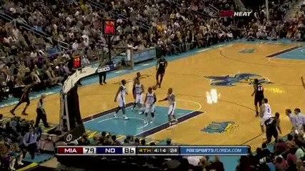 Miami Heat @ New Orleans Hornets 93 - 96 [highlights] - 05.11.2010