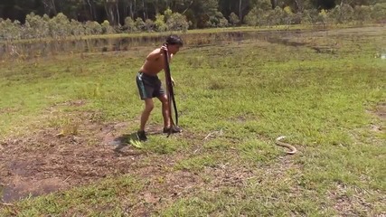 Лов на зайци с помоща на змии