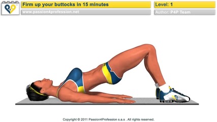 Firm up _ toning buttocks workout - Level 1 - No Music
