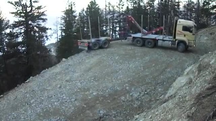 Man holztransport