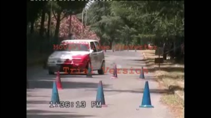 Fiat Uno Turbo - Slalom 