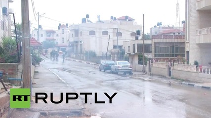 State of Palestine: Israeli soldiers fire teargas at journalists in Ramallah