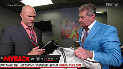 Mr. McMahon tasks Adam Pearce with WWE Payback contract signing: SmackDown, August 28, 2020