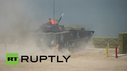 Russia: APC crews battle for top spot at 'Caspian Sea-2015' war games