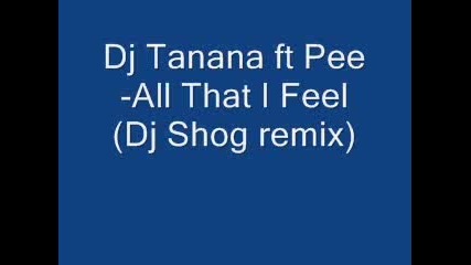DJ Shog Remix: DJ Tatana Feat Pee - All That I Feel