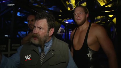 " Mr. Monday Night " returns! - " Backstage Fallout " Raw - July 15, 2013