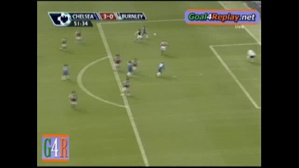 29.8.2009 Челси - Бърнли 3 - 0 (3 - 0) гол на Ашли Коул