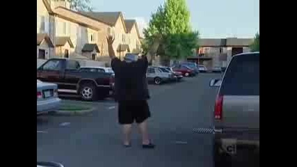 Cop Laughs At Fat Guy