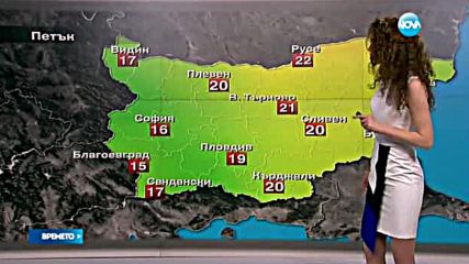 Прогноза за времето (29.04.2016 - обедна)
