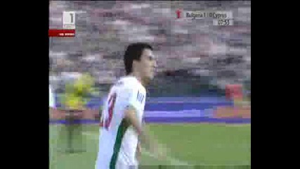 01.04.09 България - Кипър 2:0 гол на Попов