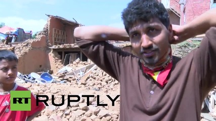 Nepal: "Nobody can help us" - village resident despairs at lack of aid