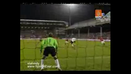 Уейн Рууни Гол Фулъм - Манчестър Юнайтед 0 - 4