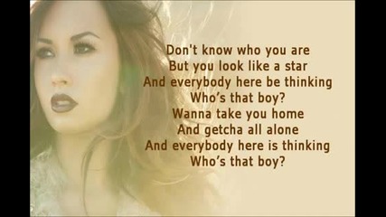 Demi Lovato ft. Dev - Whos That Boy
