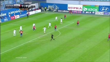 Гол на Георги Миланов срещу Зенит