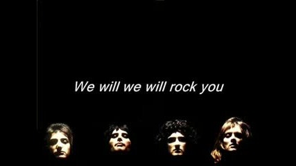 Queen - We Will Rock You Karaoke