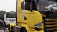 Камиони на протестиращите превозвачи има на всички входове на Варна
