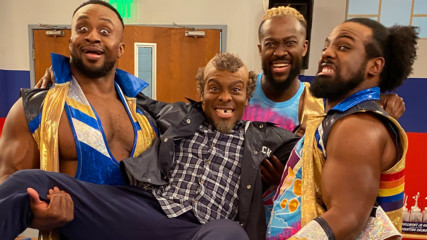 Behind the scenes with The New Day on the set of "All That"