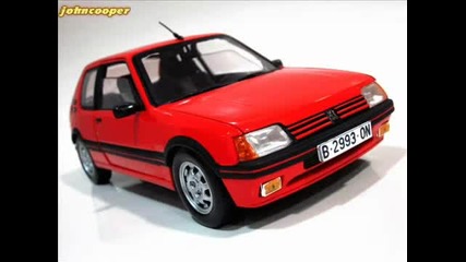 1:18 1986 Peugeot 205 Gti 1.9