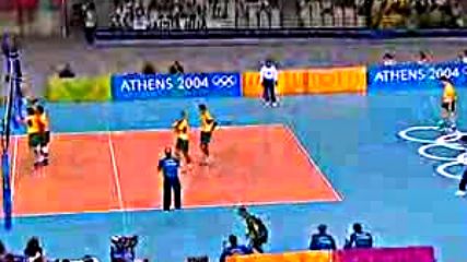 Volleyball Men Final Athens 2004 Brazil - Italy