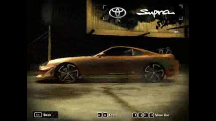 Nfs Mw Tuning na Fnf Toyota Supra