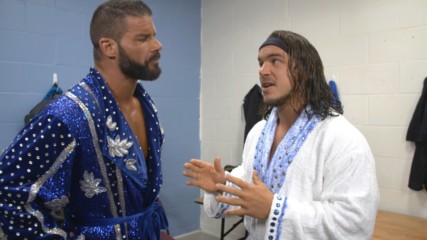 Chad Gable shows Bobby Roode his prototype robe: WWE.com Exclusive, Nov. 5, 2018