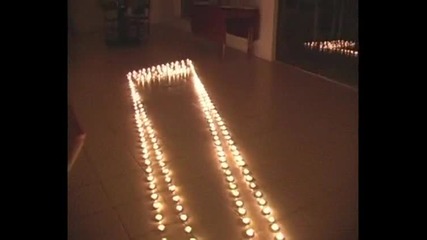 Изключителна илюзия със свещи ! 