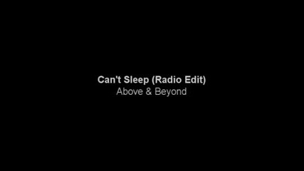 Above And Beyond - Cant Sleep(Превод)