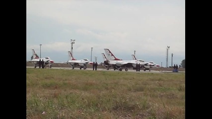 Демонстрационната група на Ввс на Сащ „буревестниците”