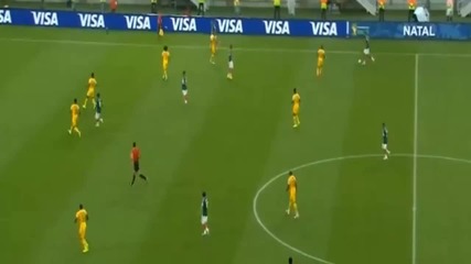 * W C 2014 * Мексико 1:0 Камерун ( красива атака с красив гол на О. Пералта)