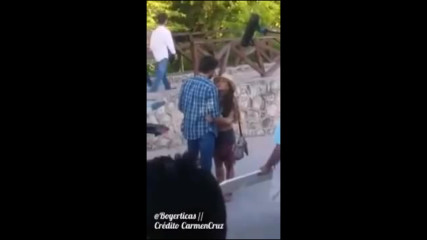 Angelique Boyer y Sebastianrulli grabaciones Famr