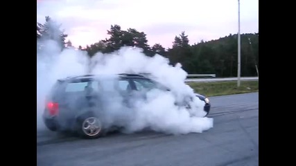 Vw Passat burnout