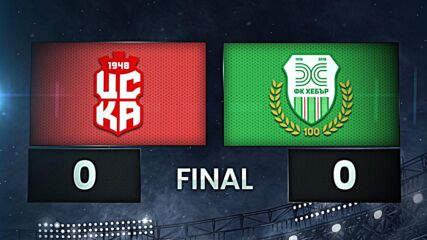 CSKA 1948 Sofia vs. FK Hebar 1918 Pazardzhik - Condensed Game