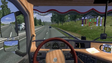 Euro Truck Simulator 2 - тест ..