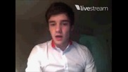 One Direction - Liam Payne прави Видео Чат - част 1/6 от 08.03.12.
