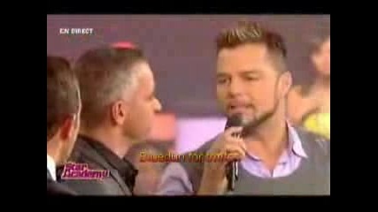 Ricky Martin - Its alright @ Star academy 2007