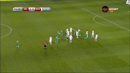 Пълен репортаж: Ейре - Босна 2:0