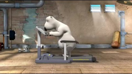 Polar Bear - Бягащата пътечка | Забавно късометражно филмче