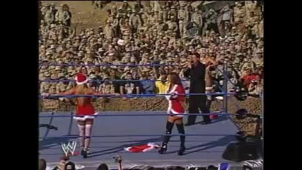 Sable, Torrie Wilson and Dawn Marie [ Christmas Bikini Contest ]