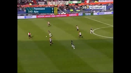 06.05.2010 Фейенорд 1 - 4 Аякс първи гол на Суарез 