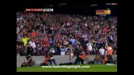 Барселона - Алмерия 1:0 Изключителен гол на Педро